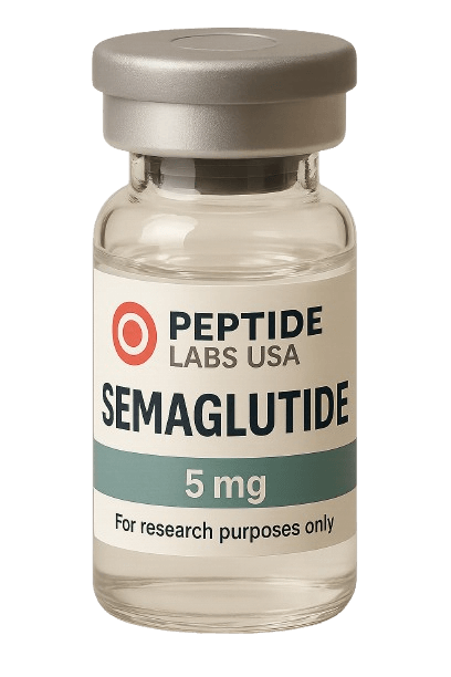 Semaglutide 5mg - GLP-1 Receptor Agonist - 99% HPLC purity research peptide