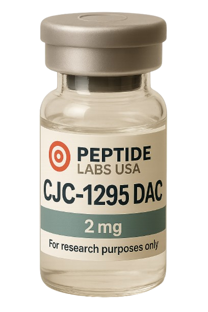 CJC-1295 DAC 2mg - Primarily studied for muscle growth, fat loss, recovery, longevity, cognitive performance, and more. - 99% HPLC purity research peptide
