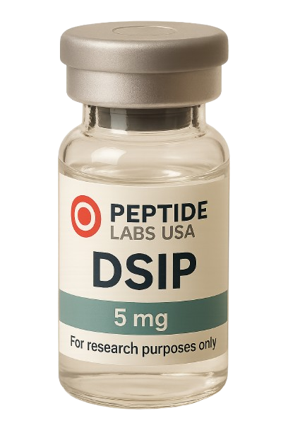 DSIP 5mg - Primarily studied for muscle growth, fat loss, recovery, longevity, cognitive performance, and more. - 99% HPLC purity research peptide