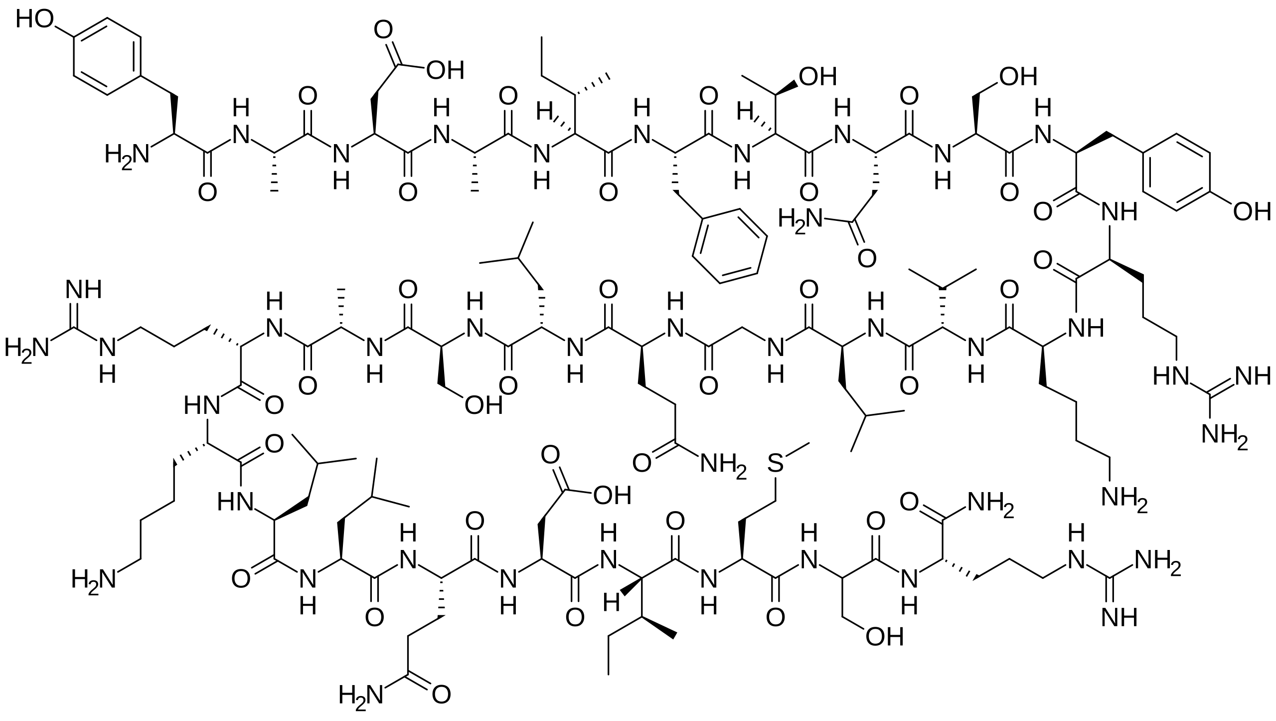 Sermorelin molecular structure